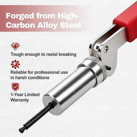 Top Rated Plunger Tool For #6 Barrel Nut Fasteners With 0.158 Inch ID durable high-carbon alloy steel for water utility jobs.