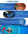 Pitch Harmonizer Guitar Effects Pedal With True Bypass MPS1 Octave Box Harmony Detune And Pitch Shift Modes diagram