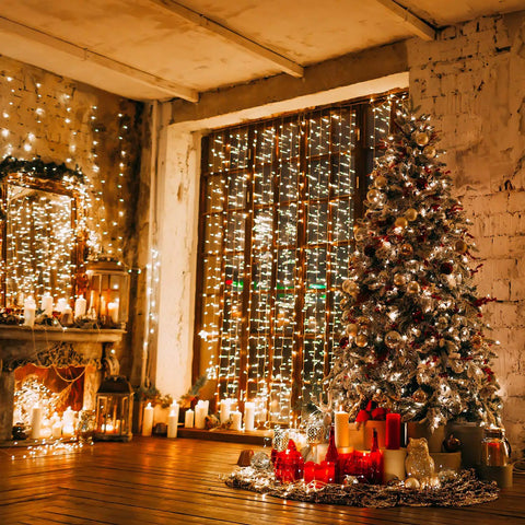 Two Pack Battery Operated String Lights With Remote Timer Waterproof Eight Modes 16.4 Foot Long 50 LED Indoor Outdoor Decor For Bedroom Garden Party Xmas Tree Warm White