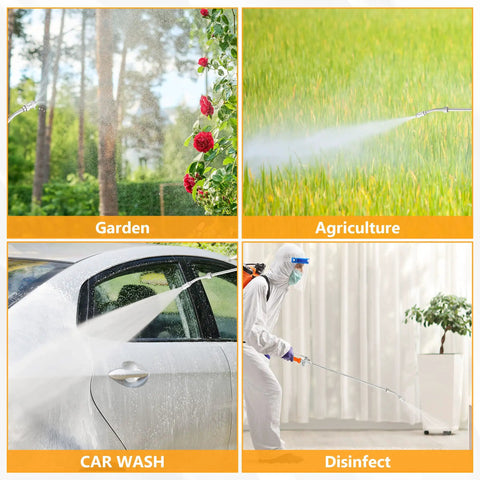 29 Inch Stainless Steel Sprayer Wand With Adjustable Nozzle And Built In Shut Off Valve used for garden, agriculture, car wash, disinfect