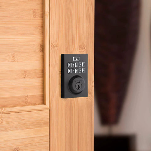 SmartCode 913 Non Connected Keyless Entry Electronic Keypad Deadbolt Door Lock With SmartKey Security Venetian Bronze Finish