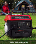 Ultralight 1200W 2 Stroke Portable Generator For Camping And Outdoor Adventures Lightweight Carrying Handle