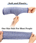 Level 5 Cut Resistant Arm Sleeves 6 Pairs 31cm Unisex Anti Abrasion Anti Scratch Anti Bite Protection For Arm Garden Kitchen Work