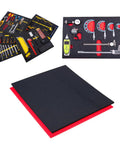 Shadow Foam Tool Box Organizers Dual Color Set For Custom 12x24 Fit Black Top Red Bottom Visual Tool Inventory System