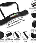 Arm Blaster for Biceps and Triceps Isolation with high-strength aluminum plate and non-slip padding