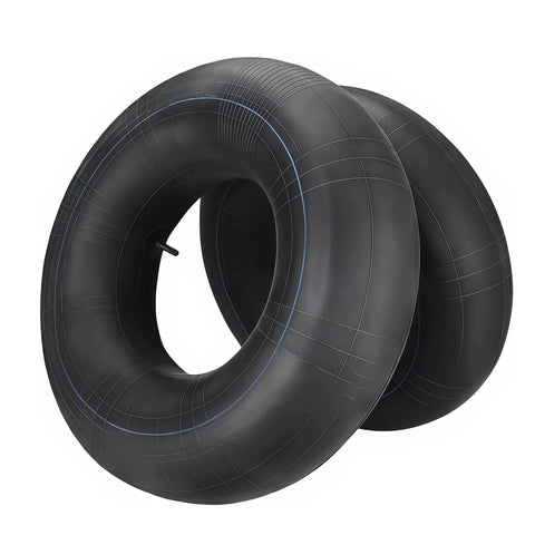 Two Pack 25x8x12 ATV UTV Inner Tubes Heavy Duty Butyl Rubber With TR6 Metal Valve Stem Fits Tires For Golf Carts and Lawn Mowers