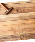Get Your Sealer Back In Action With This Top Notch Heat Sealer Element Replacement Strip shown with silver Nichrome wires on wood.