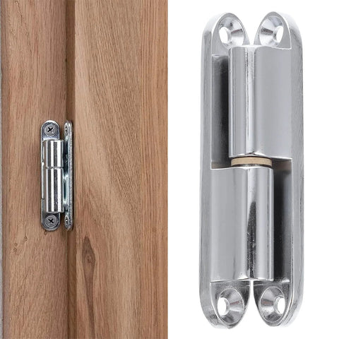 SHOWERORO 2pcs zinc alloy interior door hinge with smooth shaft; rust- and moisture-resistant