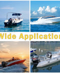 Boats displaying wide application of Upgrade Aluminum Outboard Boat Propeller For Mercury Mercruiser Alpha One Bravo