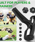 SpeedFlex Football Helmet Quick Release Tool Kit displayed with screws and football players in action