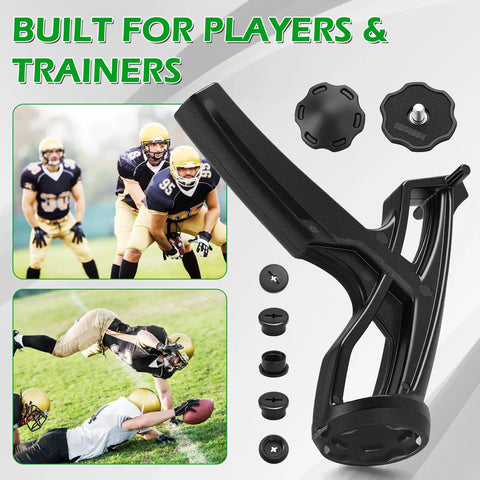SpeedFlex Football Helmet Quick Release Tool Kit displayed with screws and football players in action