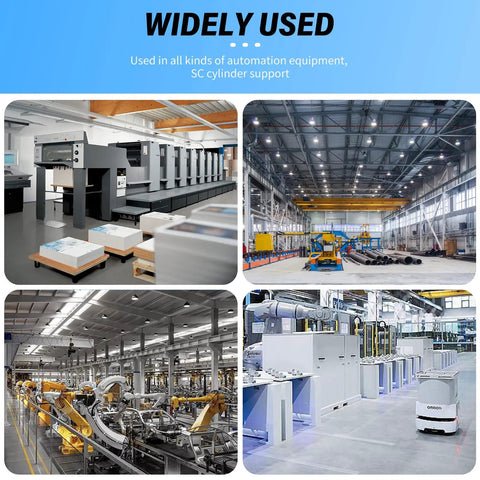 SC63 Air Cylinder Base Connection Fittings Heavy Duty Iron used in automation equipment and industrial machines