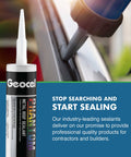 4500 Roof Bonding Sealant One Component Scypolymer, 10 Ounce Cartridge, black, used on metal roof for sealing