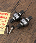 Beefed Up Front And Rear Differential Gear Set For Losi One Tenth Baja Rey Version Two Point Zero 4x4 RC Upgrade Kit on wood table