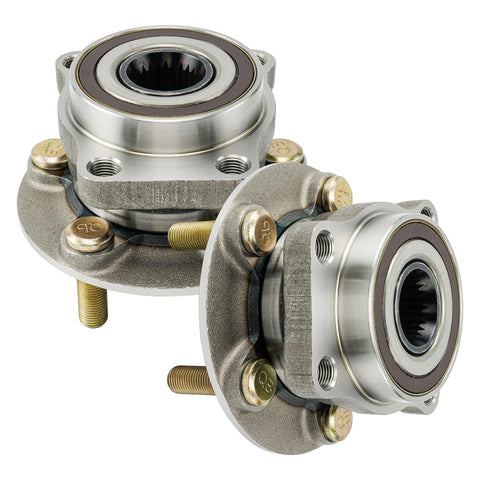 Front Wheel Bearing Hub Assembly 513413 For Subaru Forester 2014 To 2018 Crosstrek 2016 To 2021 Impreza 2014 To 2019 XV Crosstrek 2014 To 2015 2 Pack Ready To Install Direct Fit Replacement That Reduces Play And Vibration product image showing two units