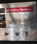 Label of 17 Inch ForedstWest Floor Drill Press 1.5Hp Motor With 16 Speeds showing specifications and safety instructions.