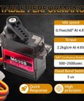 Two Pack MG90S Micro Servo Motors With Metal Gears 9G High Torque 360 Degree Control, detailed features and specifications