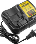 Replacement Battery Charger For 12V 20V And 60V Max Lithium Ion Batteries Quick No Fuss Charge Compatible With DCB Series Tools