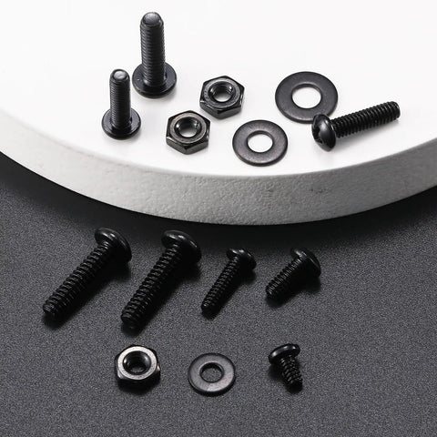381 Piece Machine Screws Nuts And Bolts Kit With Case DIY Ready For Quick Repairs And Projects Includes 6-32 8-32 10-24
