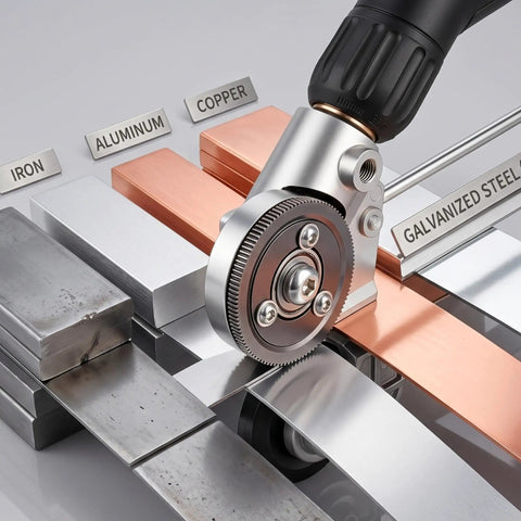 Beast Mode Metal Sheet Cutter Drill Attachment Electric Shears Nibbler For Iron Steel Copper Aluminum Heavy Duty Metal Cutting Tool For Power Drill For Any Metal Job Or DIY Projects, cutting aluminum and copper sheet