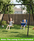 Beefed Up Heavy Duty Porch Swing Stand With Adjustable Height A Frame For Outdoor Patio Garden Deck Holds 440 Lbs Universal Swing