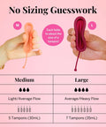 Menstrual Disc Starter Kit With Medical Grade Silicone All Inclusive Set Includes Medium And Large Discs Size Comparison Chart
