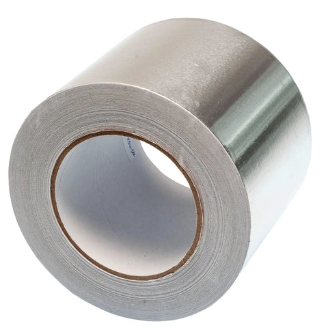 Heavy Duty Aluminum Foil Tape 4 Inch Wide by 55 Yards Pro Grade Extra Wide Silver Metal Tape for HVAC Sealing Insulation