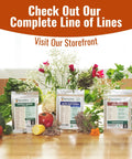15,000 Heirloom Seeds With 32 Seed Types For Survival Gardeners A Massive Non GMO Vegetable And Fruit Seed Pack For Outdoor And Indoor Planting Ready To Grow At Home In The 2026 Backyard Season, displayed with vegetables and flowers on a wooden table.