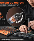 All In One 138 In 1 Electric Cordless Screwdriver Set With 120 Precision Bits For Quick Home Repairs DIY Pro Level Tool Kit With Magnetic Bit Holder Reversible Driver Bit Case And Versatile Screwdriving For Any Project, 230RPM and 5 torque settings