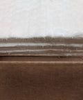 Close-up of layers of 12 by 12 by 1 inch ceramic fiber blanket insulation 6 lb density with 2300F continuous use temperature