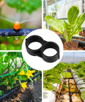20 Pack End Closure Caps For One Half Inch Drip Irrigation Tubing 17mm Stop End Plugs Fittings Kit For Garden Greenhouse Patio Lawn Watering System.