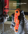 Using Compact Folding Hex Key Set With 25 Sizes In Metric And SAE Plus Torx Keys, Pocket Portable Allen Wrenches