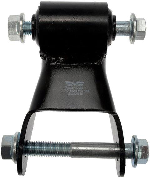 Rearward Leaf Spring Shackle Replacement For Select Chevy And GMC Models, Drop-In Direct Fit Suspension Part, Beefy Heavy-Duty Steel, Powder Coated Finish, Built For Tough Roads And Easy Install, front view.