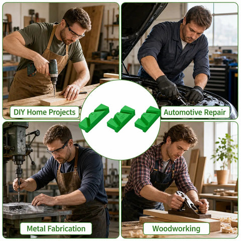Top Grade Knockout Drill Bit Sharpening Jig Kit With Three Adjustable Angle Blocks For Bench Grinders And No Sweat Woodworking Tool Restoration Workflows Shop Side in use for various projects.