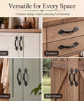 Heart Design Wrought Iron Cabinet Pulls 12 Pack 6.7 Inch Matte Black Built Tough Drawer Handles For Wardrobe Cupboard Gate And Barn Door With Mounting Screws Rustic Antique Style Hardware on cabinets, drawers, wardrobes, barn doors