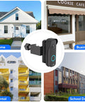 Anti Theft Doorbell Mount For Video Doorbell Camera Adjustable Left And Right Viewing Angle 40 To 140 Degrees Anti Blocks