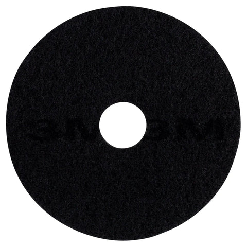 Low Speed Stripper Floor Pad 19 Inch Black For Heavy Duty Concrete Cleaning And Finish Stripping Use With Water Based Stripping Solutions