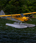 Carbon Cub 15cc ARF Ready To Fly RC Plane With Laser Cut All Wood Construction flying over water