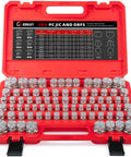 Pro Grade Hydraulic Cap And Plug Kit For JIC And ORFS Fittings 160 Piece Master Set With Precision ORFS 37 Degree Threading