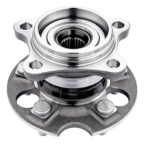 Pair AWD Rear Wheel Hub Bearing Assembly Fits Toyota Highlander 2004-2013, Venza 2009-2016, Lexus RX330 2004-2006, RX350 2007-2009, RX400H 2006-2008 Replacement, Durable Sealed Bearings Ensuring Smooth Ride And Easy Installation displayed.