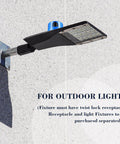 Outdoor light with Three Pack Photocell Twist Lock Auto On Off Sensor for dusk to dawn control, blue weatherproof exterior