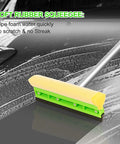 62 Inch Car Wash Brush Set With Long Handle And Chenille Microfiber Mitt Kit For Easy Detailing All In One Window Squeegee