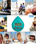 Waterproof Digital Timer With Suction Cup Loud Alarm For Kitchen Cooking Shower Exercise And Study Lcd Display Countdown Clock With Easy Start Stop Minute And Second Buttons For Classroom Office Or Home No Fuss Use with various lifestyle uses.