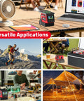 Milwaukee 18V Battery Compatible 300W Adjustable Voltage Regulator in versatile settings for outdoor and DIY use