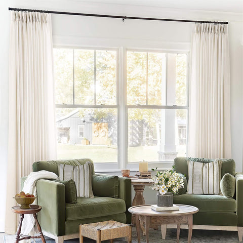 Pinch Pleated Extra Wide Linen Curtains For Patio Sliding Glass Door 84 Inches Long Cream Ivory 72 Inch Wide Drapes