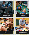 Laboratory, repair, DIY, and education uses for Portable Variable DC Power Supply 0 to 30V 0 to 5A with 4 Digit LED Display
