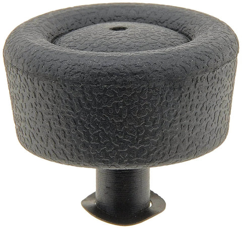 Universal Fit Window Crank Handle Knob Direct Replacement For Manual Vehicle Windows, textured black knob, side view