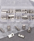 Must Have 3030 Series Roll In Spring T Nuts Kit 48 Pieces Carbon Steel Nickel Plated M4 M5 M6 M8 T Slot Nuts For Aluminum Extrusion Rails