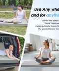 3 Inch Memory Foam Camping Pad for Car Camping and Tents used outdoors, in a car trunk, and indoors for meditation