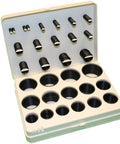 Pro Grade Buna Nitrile O Ring Kit With 386 Pieces 30 Sizes Black 90A Durometer Portable Plastic Case for Fluid and Hydrocarbon Use